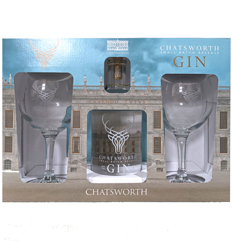Chatsworth Gin Gift Set With Glasses